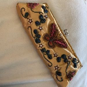 Vintage beaded dress clutch